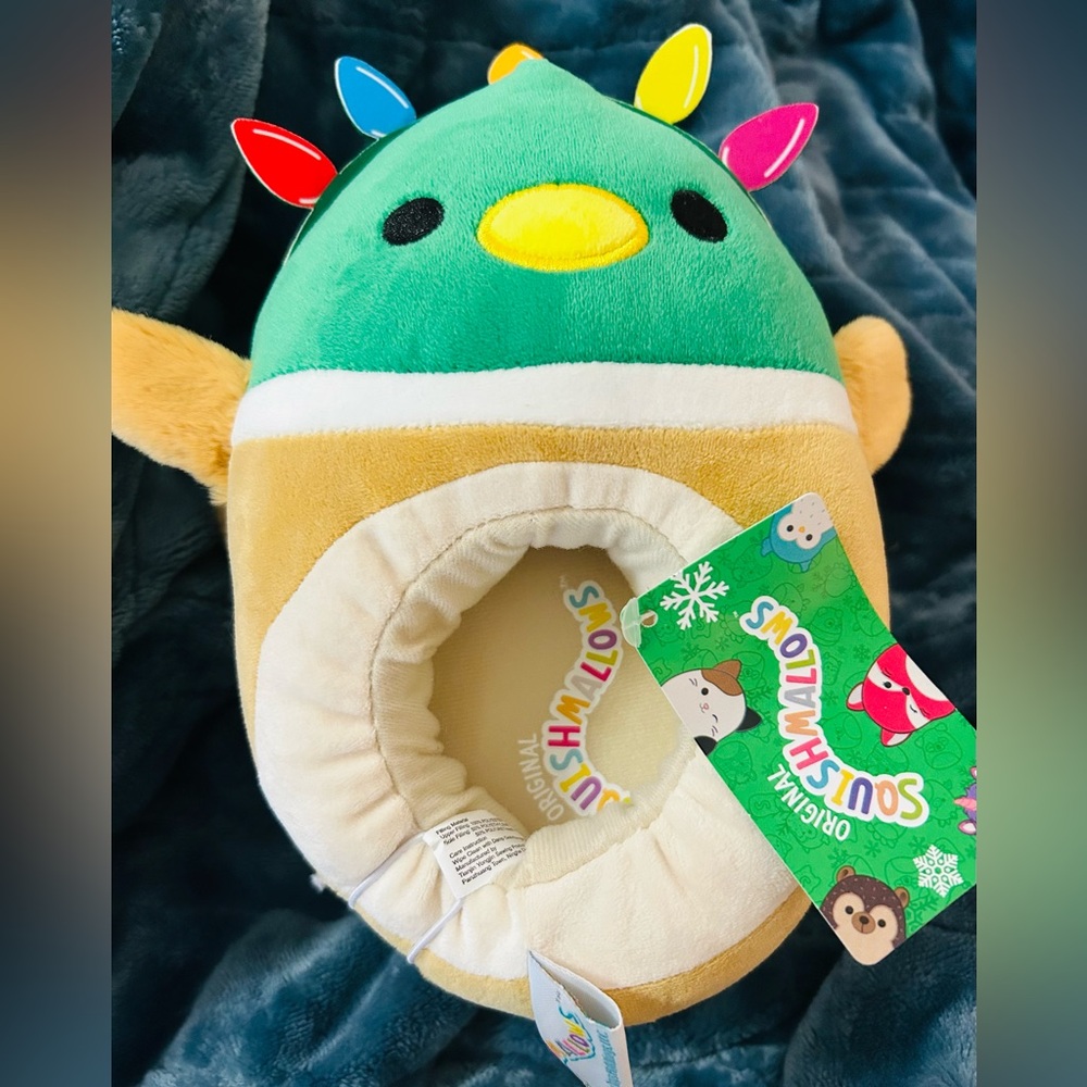 Kids Penguin Multicolor Squishmallow Slippers